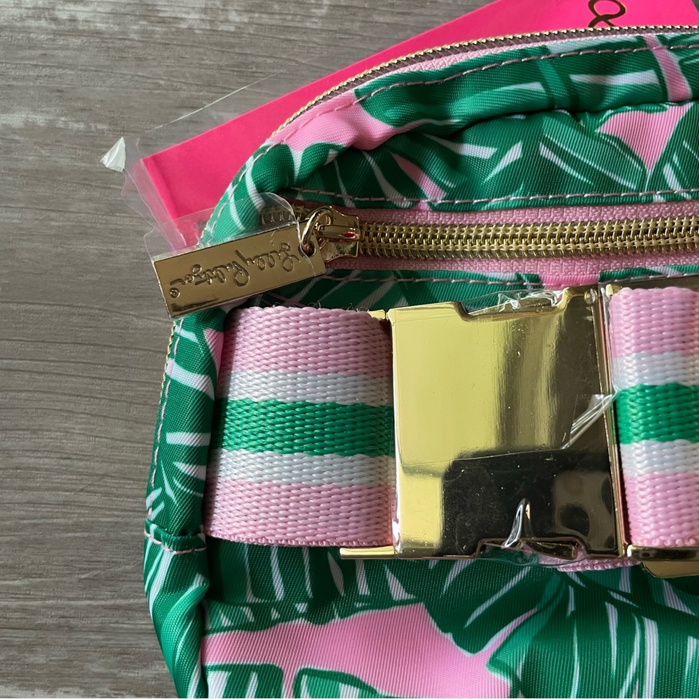 NWT Lilly Pulitzer Jeanie Belt Bag Fanny Pack Crossbody in Pink Lets Go Bananas - Picture 4 of 9